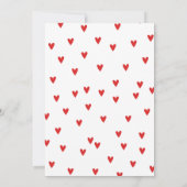 A  Little Sweetheart Baby Shower Party 招待状 (裏面)