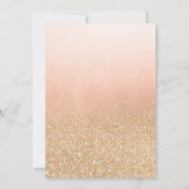 A little sweetheart Boho Cloths Girl Baby Shower 招待状 (裏面)