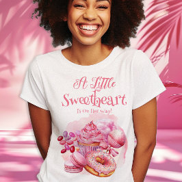 A Little Sweetheart Candy Frame Girl Baby Shower Tシャツ