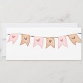 A Little Sweetheart is on the Way招待状 招待状 (裏面)