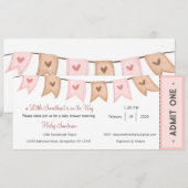 A Little Sweetheart is on the Way招待状 招待状 (正面/裏面)