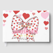 A Little Sweetheart Is on the way baby shower ゲストブック (正面)