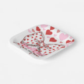 A Little Sweetheart Is on the way baby shower ペーパープレート (傾斜あり)