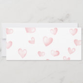 A Little Sweetheart is on the Way Invitation 招待状 (裏面)