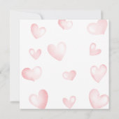 A Little Sweetheart is on the Way Invitation 招待状 (裏面)