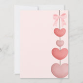 A Little Sweetheart is on the Way Invitation 招待状 (裏面)