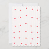 A  Little Sweetheart truck Baby Shower  招待状 (裏面)