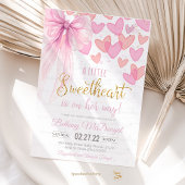 A Little Sweetheart Valentine Baby Is on her way  招待状