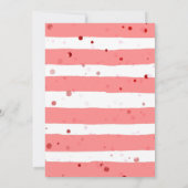 A Little Sweetheart Valentine Baby Is on her way  招待状 (裏面)