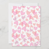 A Little Sweetheart Valentine Baby Is on her way  招待状 (裏面)