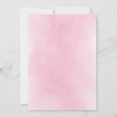 a little sweetheart Valentines Baby shower 招待状 (裏面)