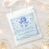 A Little Sweetheart Valentines Boy Baby Shower フェイバーバッグ (クリップ留めされた状態)