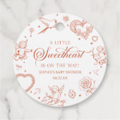 A Little Sweetheart Valentine's Day Baby Shower フェイバータグ (裏面)