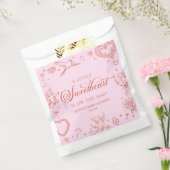 A Little Sweetheart Valentine's Day Baby Shower フェイバーバッグ (封をした状態)
