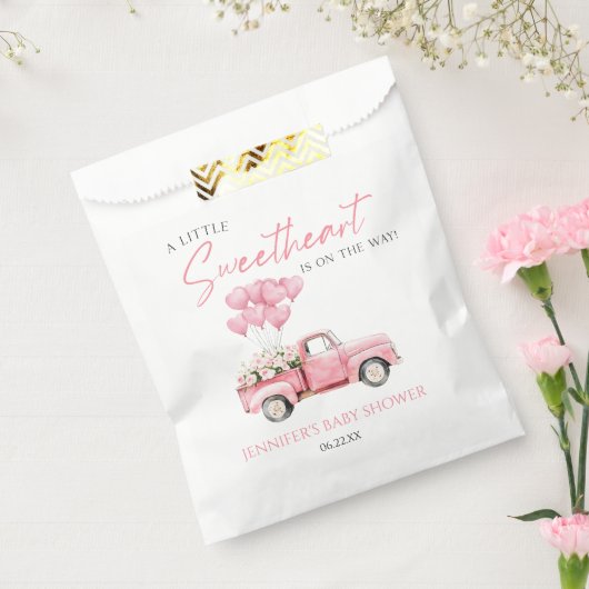 A Little Sweetheart Valentine's Day Baby Shower フェイバーバッグ (封をした状態)