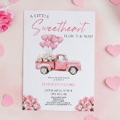 A Little Sweetheart Valentine's Day Baby Shower 招待状