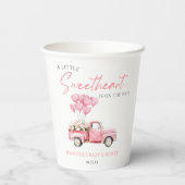 A Little Sweetheart Valentine's Day Baby Shower 紙コップ (裏面)