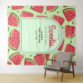A Little Sweetie Summer Watermelon Baby Shower タペストリー (インサイチュ(横))