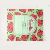 A Little Sweetie Summer Watermelon Baby Shower タペストリー (正面(横))