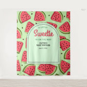 A Little Sweetie Summer Watermelon Baby Shower タペストリー (正面)