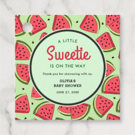 A Little Sweetie Watermelon Baby Shower Thank You  フェイバータグ