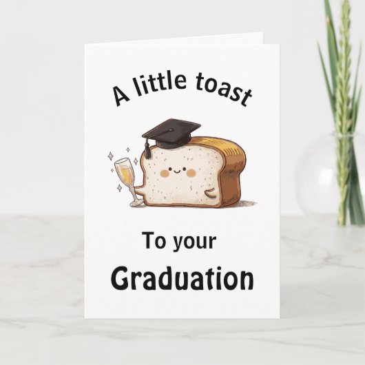 A Little Toast to Your Graduation カード (正面)