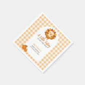 A Little Turkey Baby Shower Thanksgiving スタンダードカクテルナプキン (角)