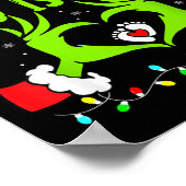 A Little Who Is Due Funny Christmas Pregnancy Anno ポスター (角)