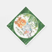 A Little Wild One Is On the Way スタンダードランチョンナプキン (角)