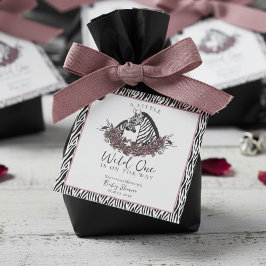 A Little Wild One Mommy and Baby Zebra フェイバータグ