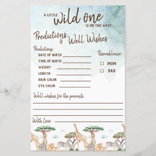 A Little Wild One Predictions & Well Wishesゲーム (正面)