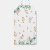 A Little Wild One Safari Baby Animals Baby shower ギフトタグ (裏面)