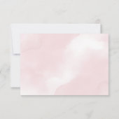 A Little Wildflower Girl Baby Shower Book Request サンキューカード (裏面)