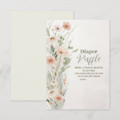 A Little Wildflower Girl  Diapper Raffle エンクロージャーカード (正面/裏面)