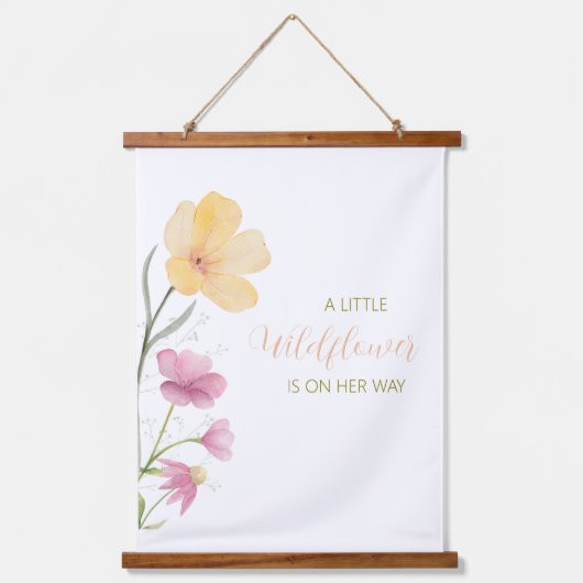 A Little Wildflower is on her way Tapestry 吊り下げ型タペストリー (正面)