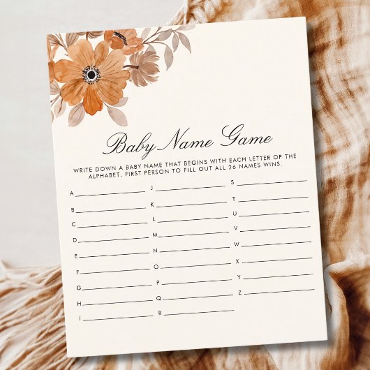 A Little Wildflower is on The Way Girl Baby Shower