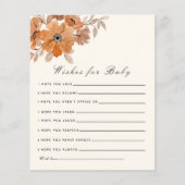 A Little Wildflower is on The Way Girl Baby Shower (正面)