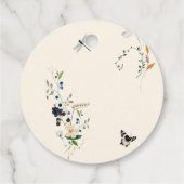 A little Wildflower Wild Flower Baby Shower フェイバータグ (裏面)