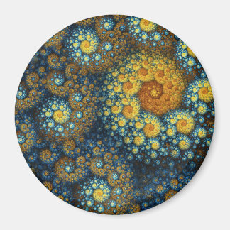 "a.lone"ブルースパイラルフラクオーガニックラクタ マグネット