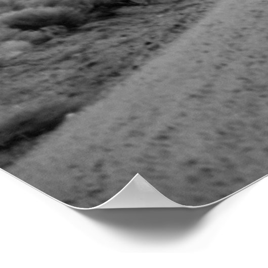 A Lone Road and Power Lines | San Juan Mountains ポスター (角)