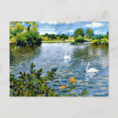 A Long Island Lake, famous painting, ポストカード (正面)