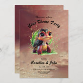 A look full of charm and adventure, 招待状 (正面/裏面)