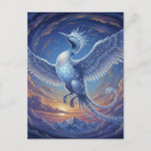 A Loon Rising From the Ice Like a Phoenix ポストカード (正面)