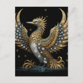 A Loon Rising From the Ice Like a Phoenix Bird ポストカード (正面)