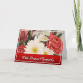 A loss such as this... Sympathy Card カード (正面)