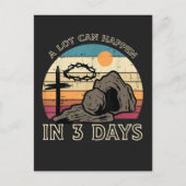 A Lot Can Happen in 3 Days Easter Religious ポストカード (正面)