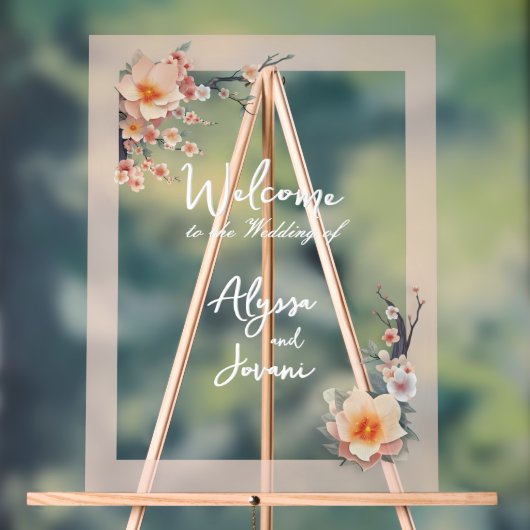 A Love Blossoming Under the Cherry Trees アクリルサイン (ニュートラル)