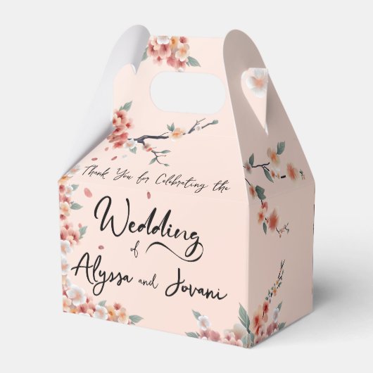 A Love Blossoming Under the Cherry Trees フェイバーボックス (裏面サイド)