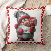 "A Love Note for You" Valentine Gnome クッション (ブランケット)