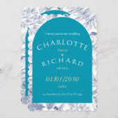 A Love Story Begins – Our Wedding Day 招待状 (正面/裏面)